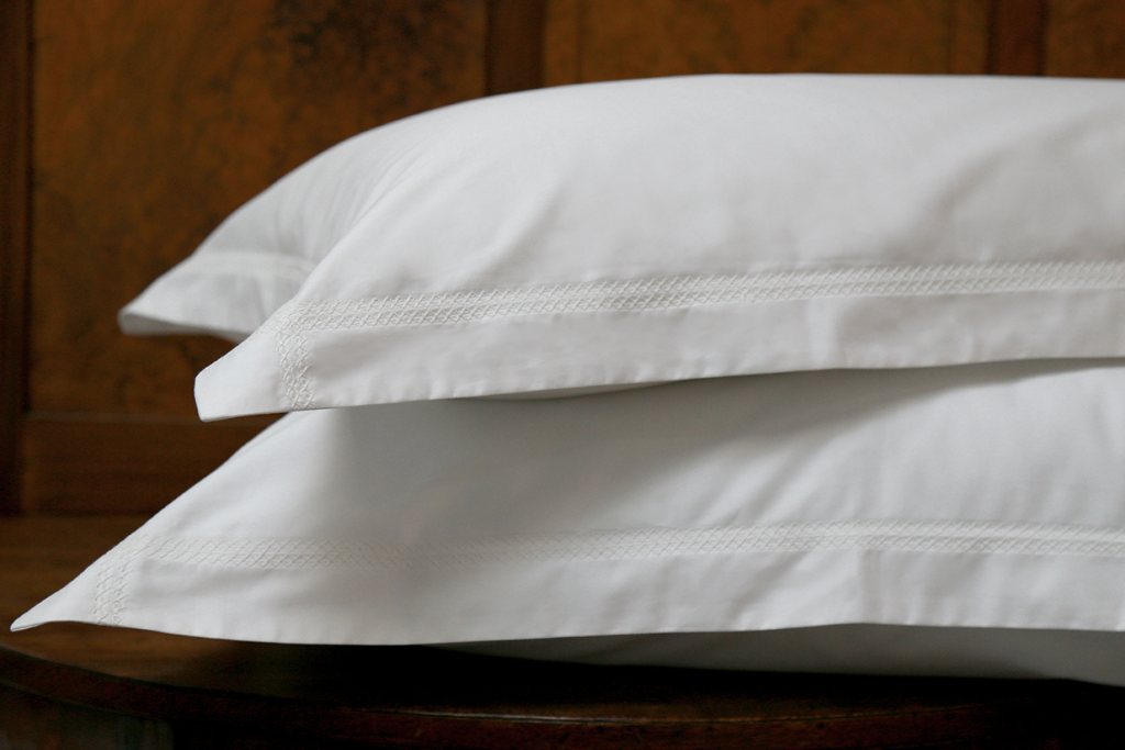 Cross Stitch Oxford Pillowcase Pair Cross Stitch Oxford Pillowcase Pair