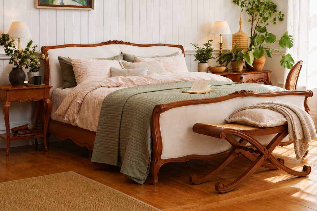 Louis XV Upholstered Bed Louis XV Upholstered Bed
