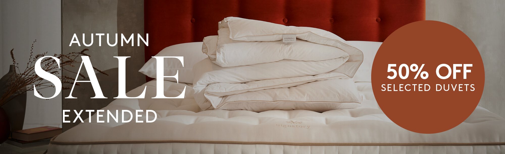 And So To Bed Autumn Sale 50% Off Selected Duvets