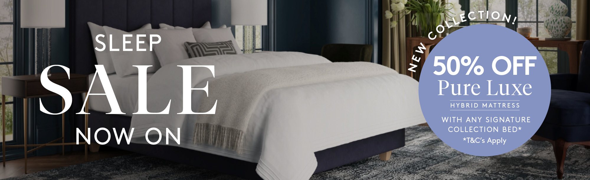 And So To Bed New Signature Collection & 50% Off Pure Luxe Hybrid Mattress 