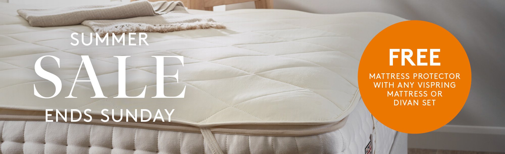 And So To Bed Summer Sale Offer Free Vispring Mattress Protector