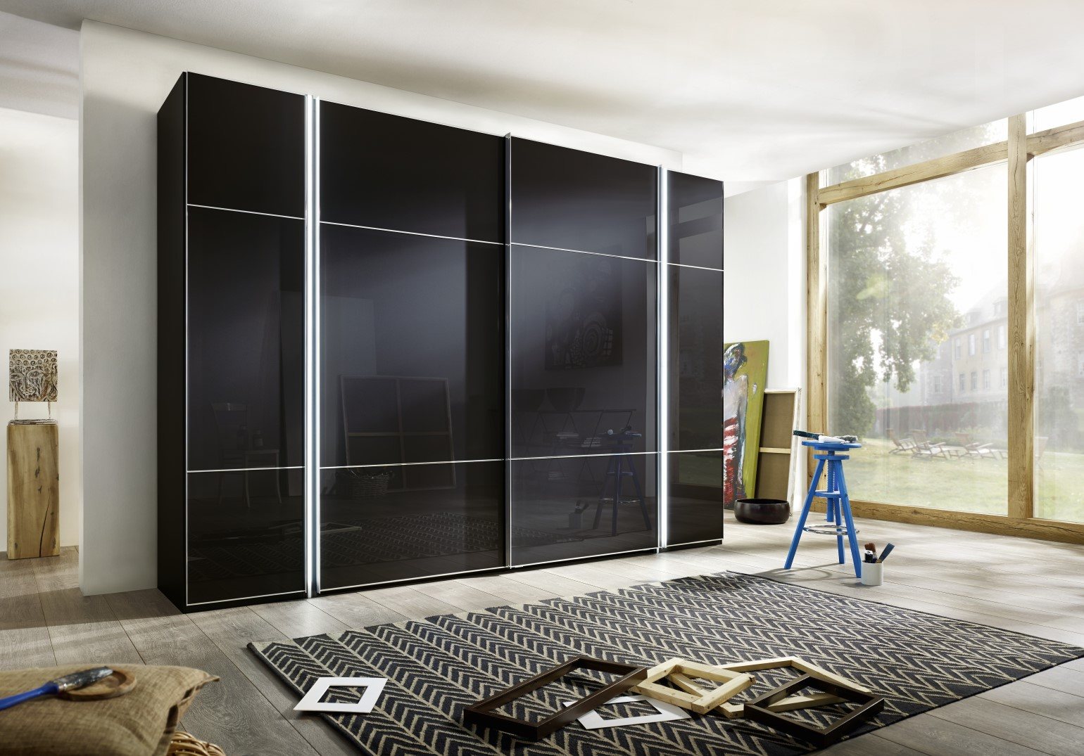 Nolte Furniture Range Black Wardrobe