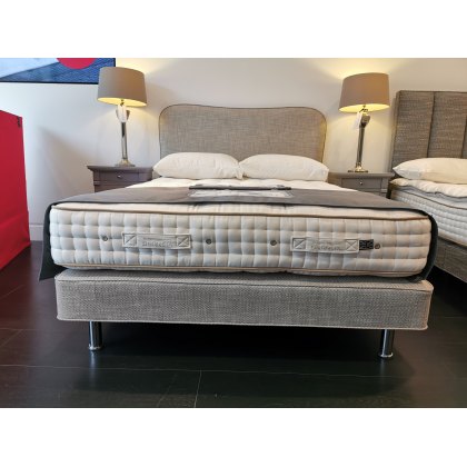 Vispring Tiara Superb Kingsize Divan set with Lennox Headboard - Ex Display Vispring Tiara Superb Kingsize Divan set with Lennox Headboard - Ex Display