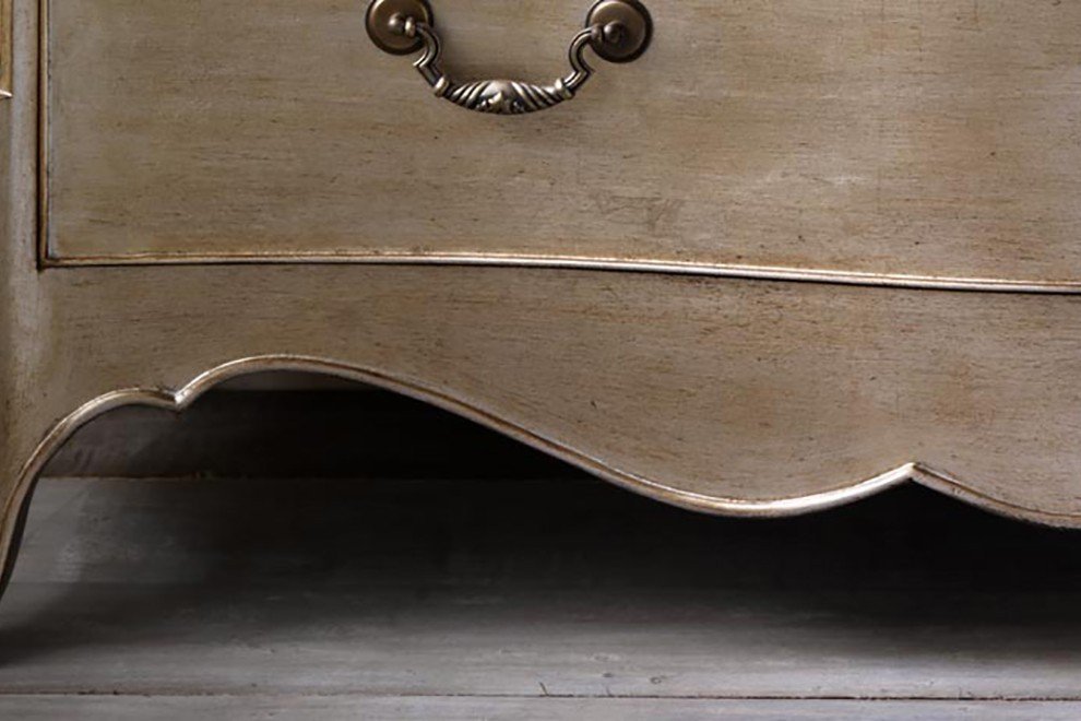 Georgian Silver Leaf Chest of Drawers | And So To Bed