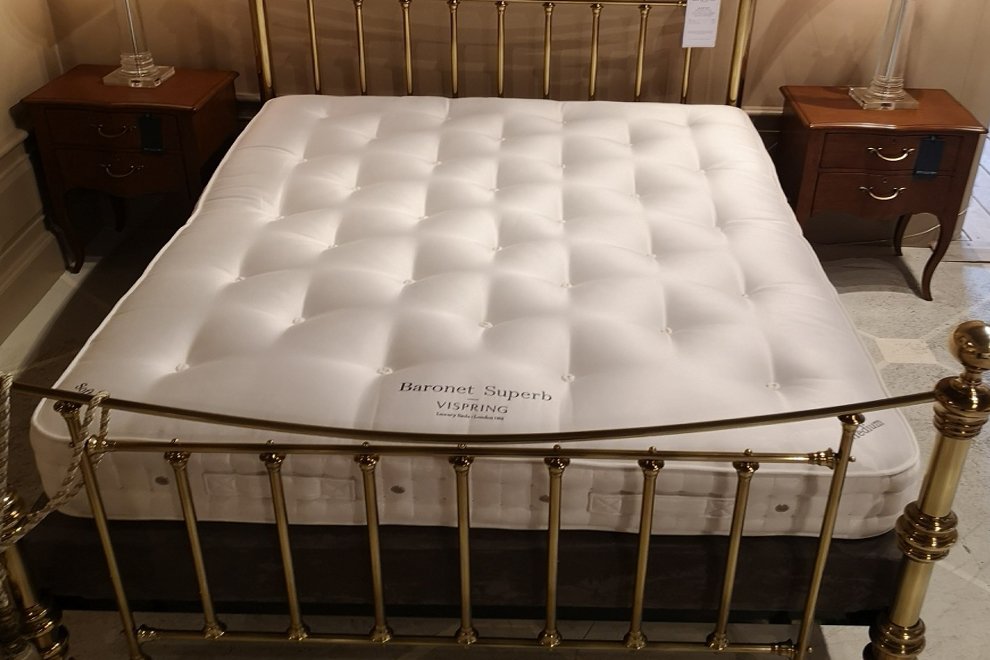 vispring mattress protector with this bed