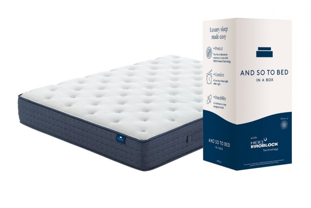 King hybrid mattress in deals a box