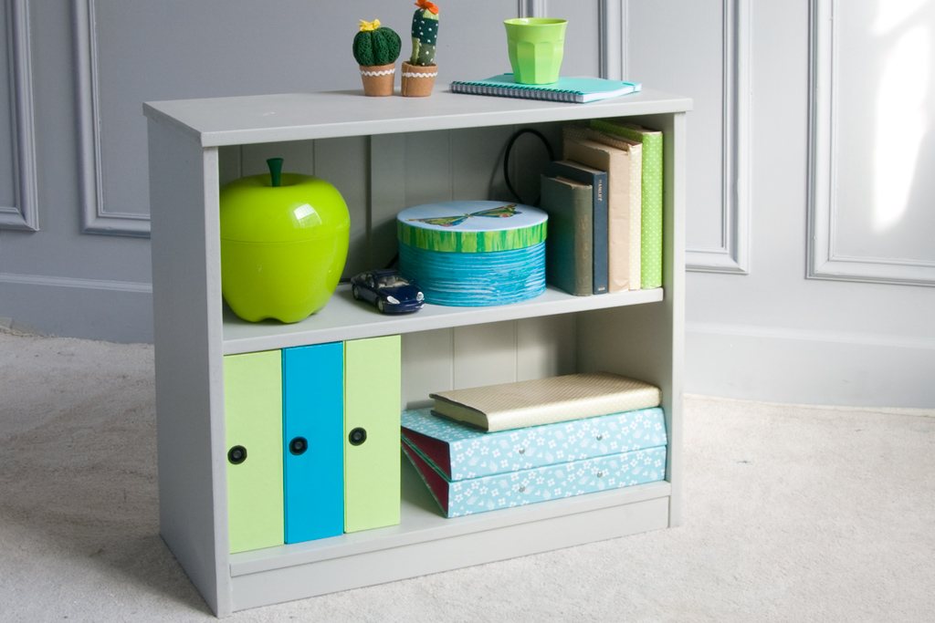 Fargo Bedside Bookcase Farleigh Grey