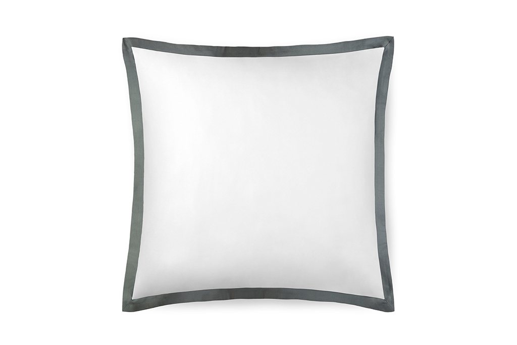 Amalia Prado Square Pillowcase Square 65 X 65cm White Dark Grey