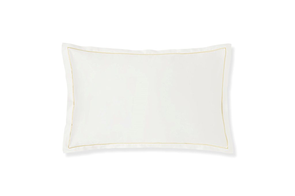 Amalia Dalia Oxford Pillowcase Oxford 50 X 75cm Cream Gold