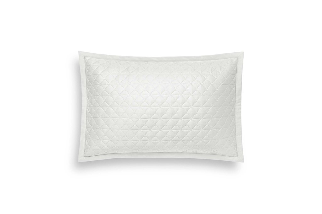 Amalia Suave Quilted Oxford Pillowcase Cool Grey
