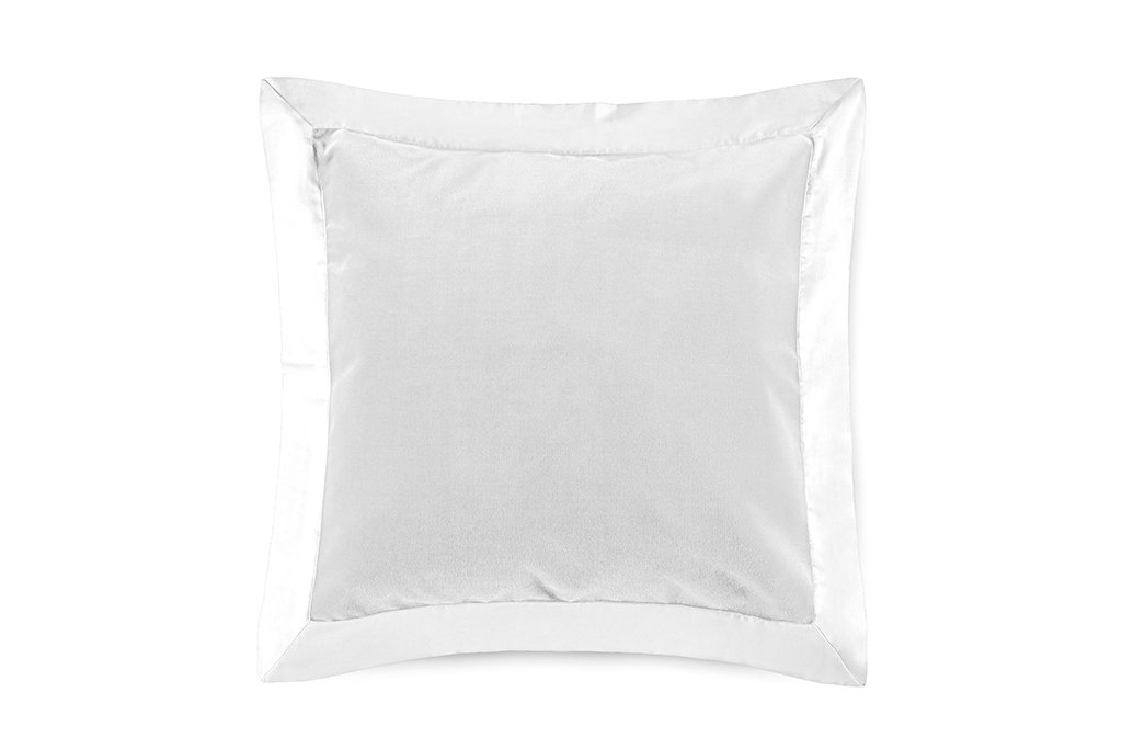 Amalia Cirrus Velvet Cushion Cover Standard 45 X 45cm White