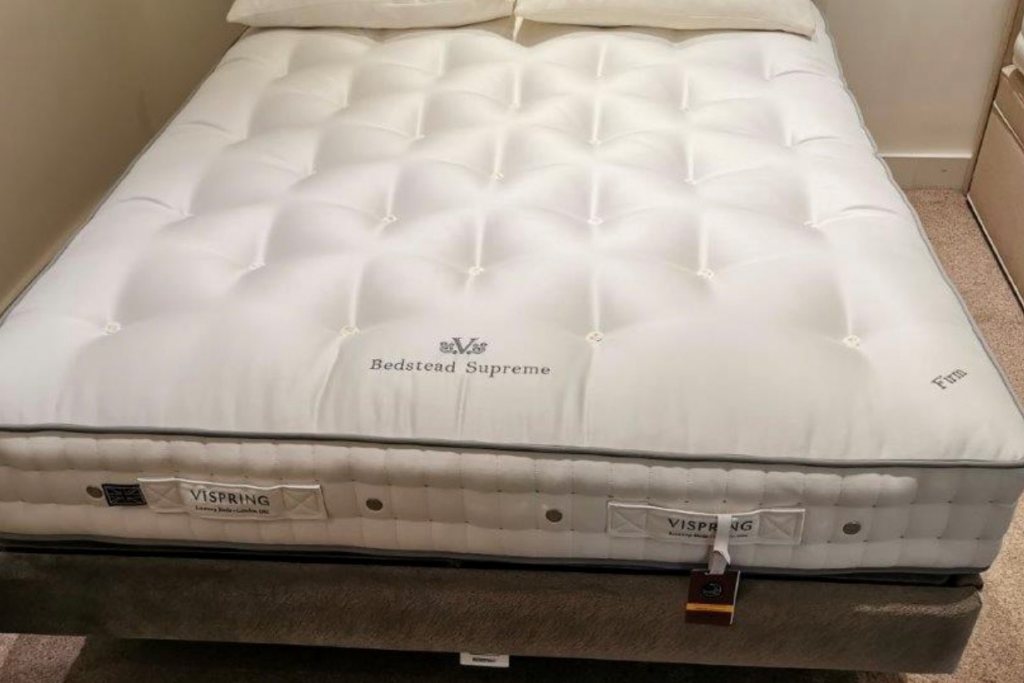 Vispring bedstead deals mattress