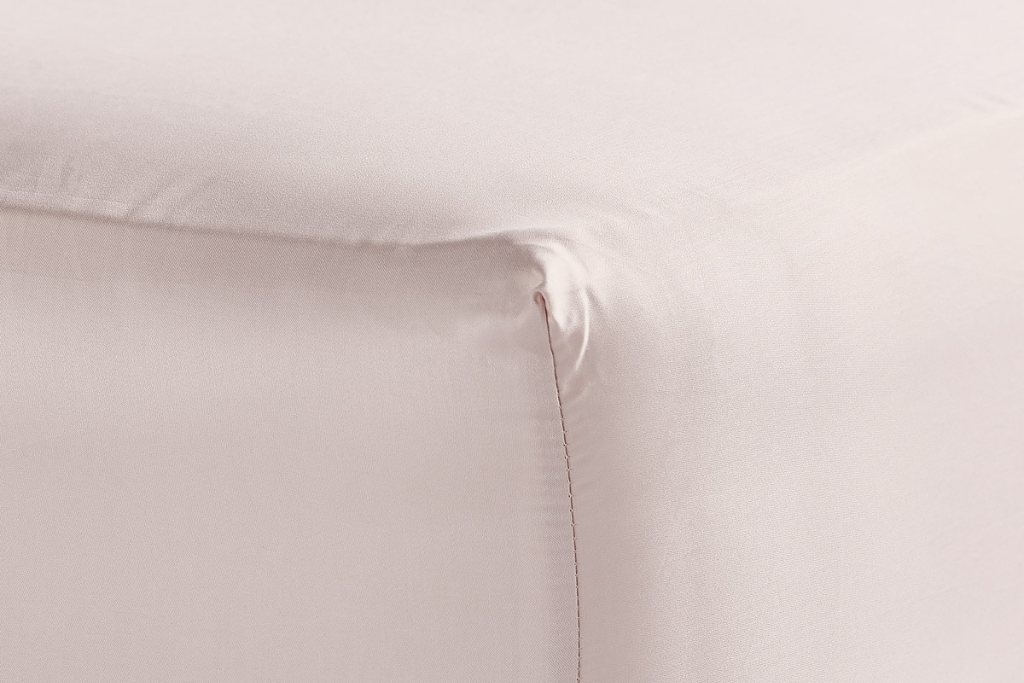 Bedfolk Luxe Cotton Fitted Sheet Single 90 X 190cm 3ft Rose