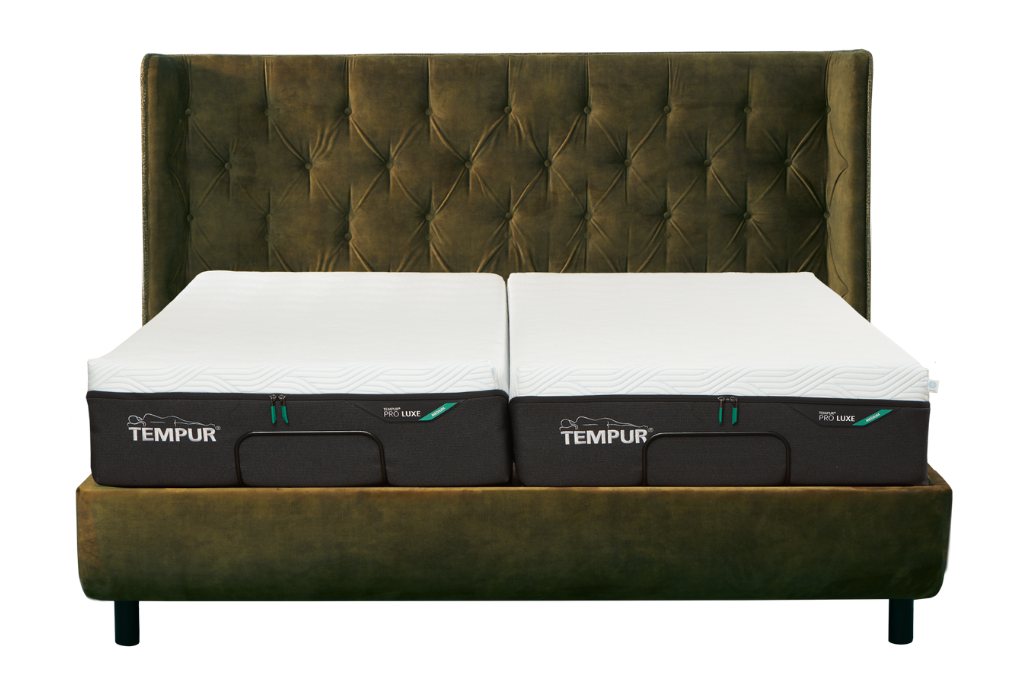 TEMPUR® Arc™ Adjustable Bed with Luxury Headboard | And So To Bed