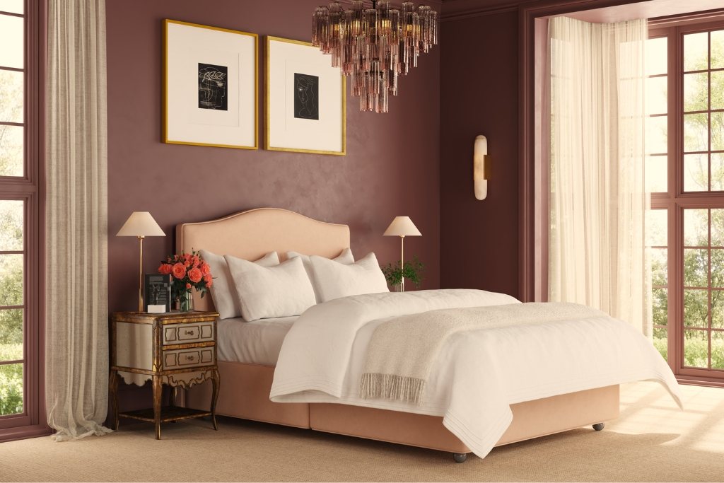 Signature Collection - Aurora Bed - Divan - Plush Petal Pink