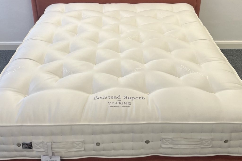 Vispring Bedstead Superb Mattress - King Size - Ex Display.