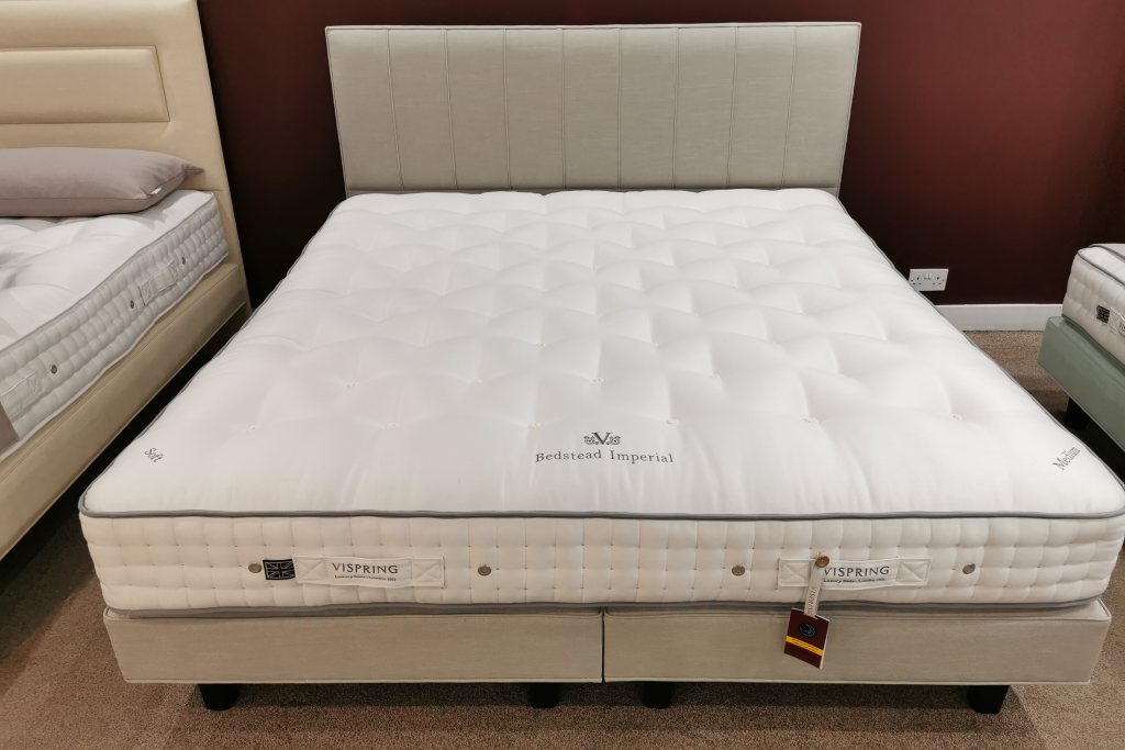 Vispring Bedstead Imperial Divan Set - Superking Size - Ex Display.