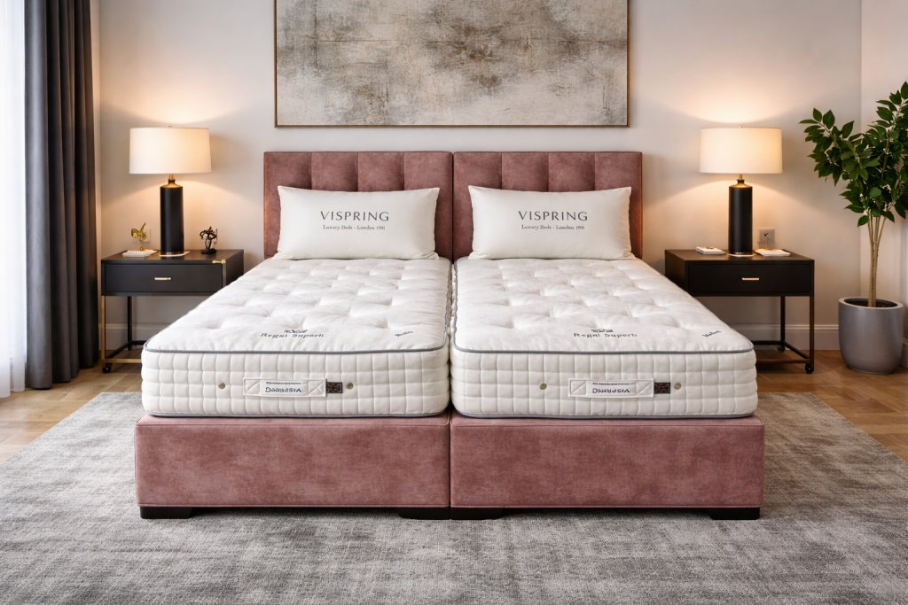 Vispring Regal Superb Divan Set - Superking Size - Ex-Display. Vispring Regal Superb Divan Set - Superking Size - Ex-Display.