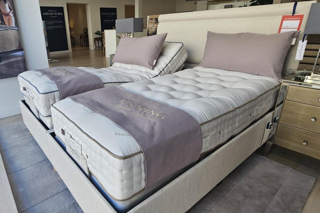 Vispring Serenity Adjustable Bed Set + Mattresses  -  Ex Display Vispring Serenity Adjustable Bed Set + Mattresses  -  Ex Display