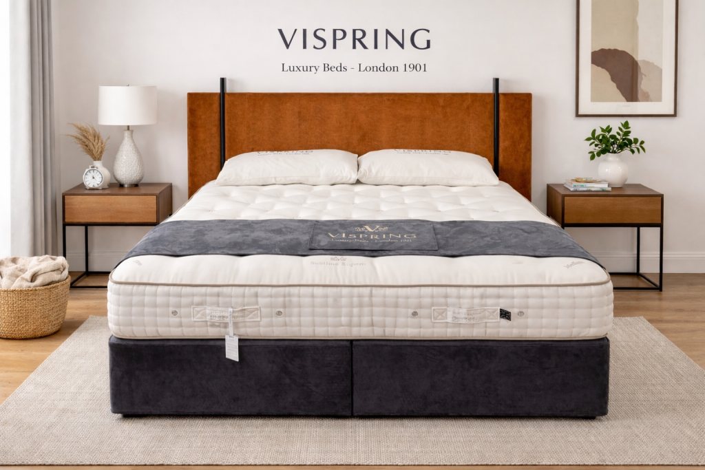 Vispring Sublime Superb Mattress & Divan Set – Super King Size – Ex-Display Vispring Sublime Superb Mattress & Divan Set – Super King Size – Ex-Display