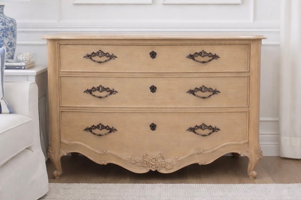 Louis XV Chest Of Drawers - Large - Ex Display Louis XV Chest Of Drawers - Large - Ex Display
