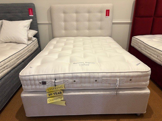 Vispring Baronet Superb Draw Divan Set King Size - Ex Display Vispring Baronet Superb Draw Divan Set King Size - Ex Display