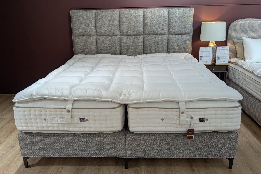 Vispring Opulence Divan Set & Topper - Large Emperor - Ex Display. Vispring Opulence Divan Set & Topper - Large Emperor - Ex Display.