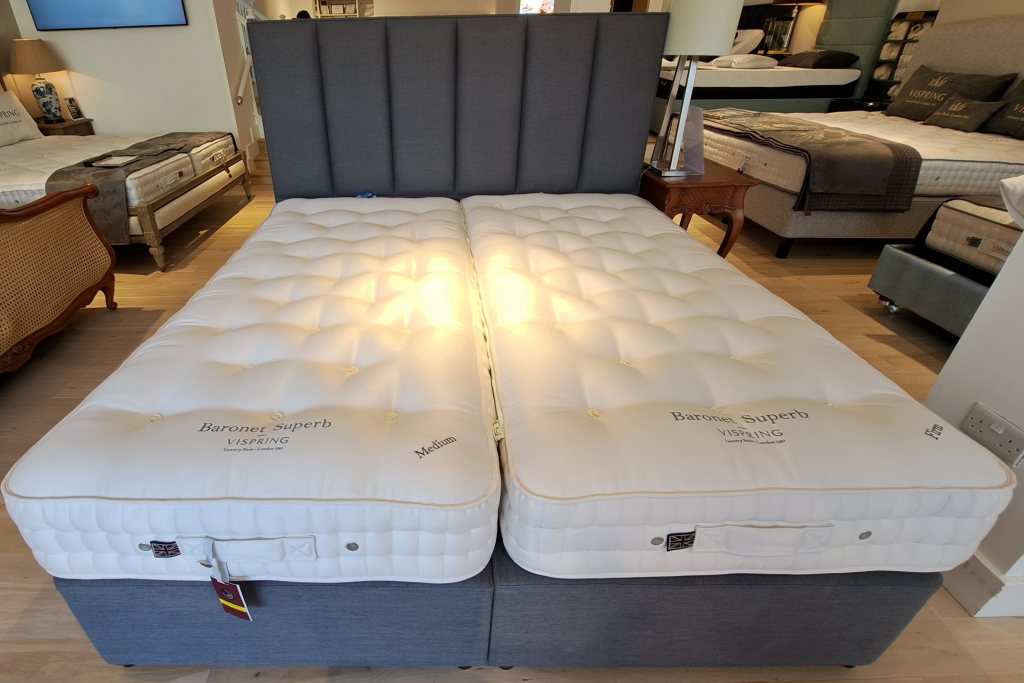 Vispring Baronet Superb Drawer Divan Set - Superking - Ex Display Vispring Baronet Superb Drawer Divan Set - Superking - Ex Display