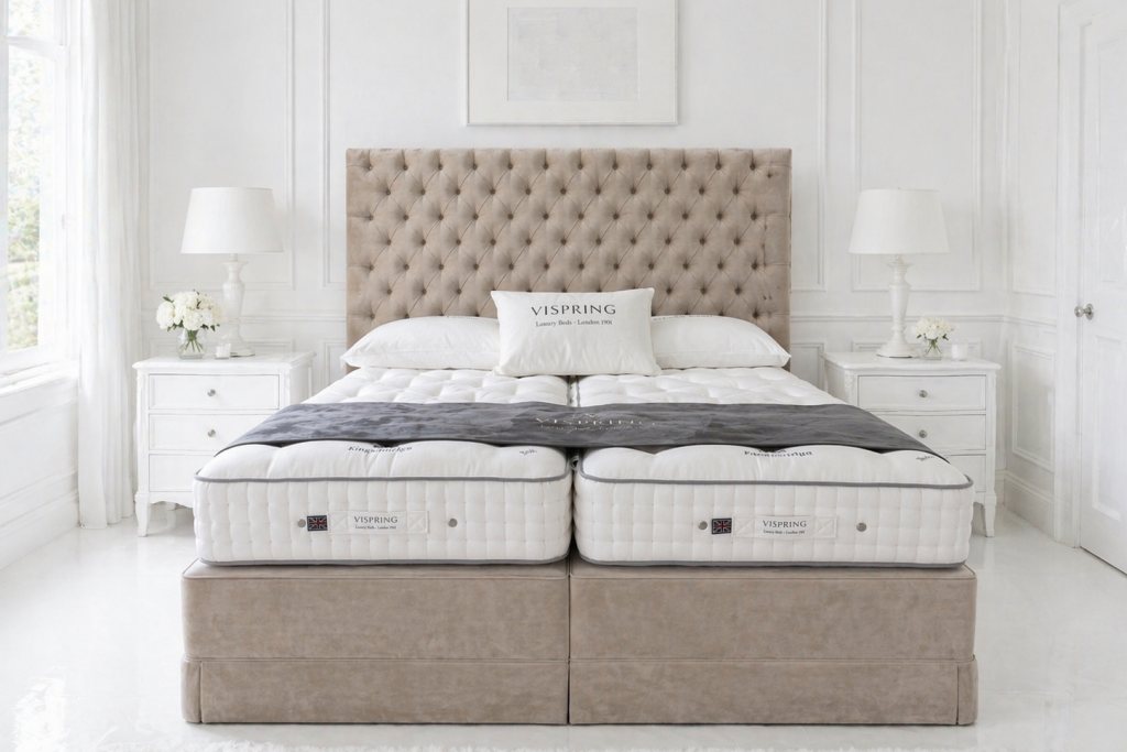 Vispring Kingsbridge Divan Set - Emperor Size - Ex Display Vispring Kingsbridge Divan Set - Emperor Size - Ex Display