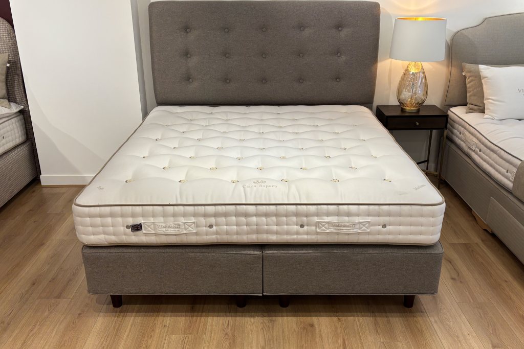 Vispring Tiara Superb Divan set - Superking Size - Ex Display Vispring Tiara Superb Divan set - Superking Size - Ex Display