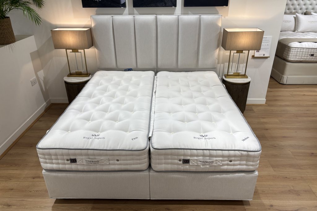 Vispring Regal Superb Divan Set - Superking Size - Ex Display. Vispring Regal Superb Divan Set - Superking Size - Ex Display.