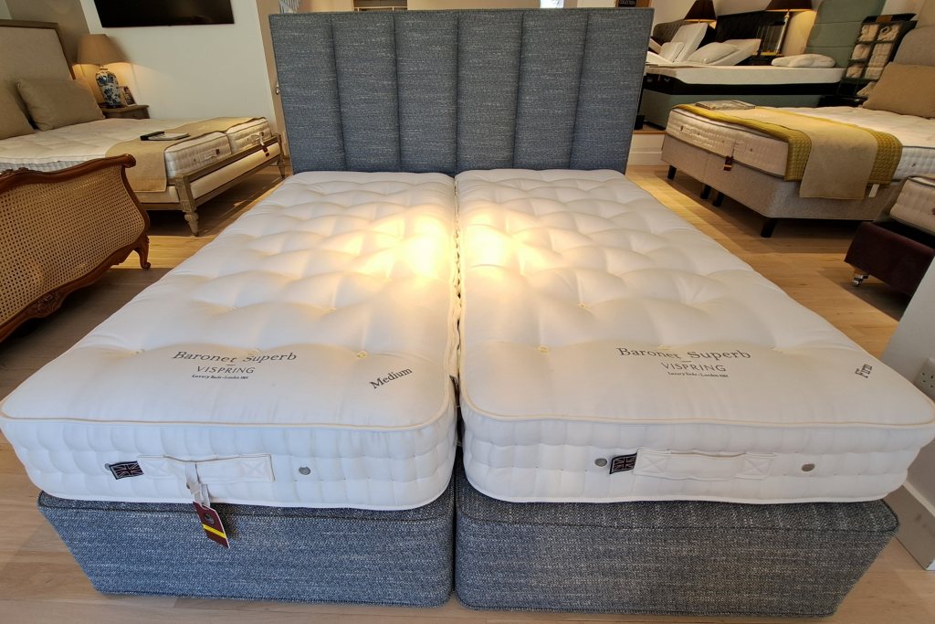Vispring Baronet Superb Drawer Divan Set - Superking - Ex Display Vispring Baronet Superb Drawer Divan Set - Superking - Ex Display