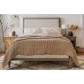 Romeo Wooden Upholstered Socle Bed