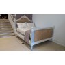 Juliet Painted Caned Bedstead - Double Size - Ex Display