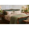 Louis XV Upholstered Bed Antique Pecan - Marina Forest Green