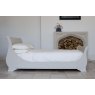 Manoir Painted Sleigh Bed Whey