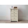 Manoir Painted Bedside Chest Argent