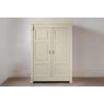 Manoir Painted Wardrobe Argent