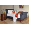 Bonaparte Upholstered Bed - Cortona - Cobalt