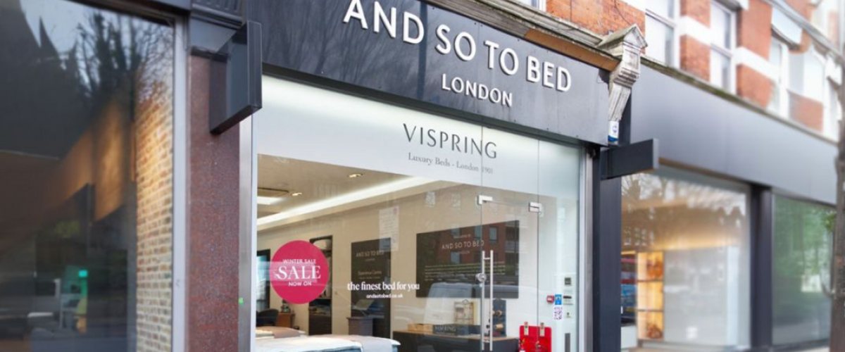 And So To Bed Finchley Road Showroom