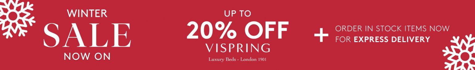 And So To Bed - 20% Off Vispring Express Delivery