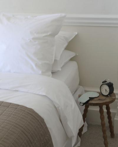 Dormitory’s Rest Collection is crafted from crisp white Egyptian cotton percale, breathable, beauti... Dormitory’s Rest Collection is crafted from crisp white Egyptian cotton percale, breathable, beauti...