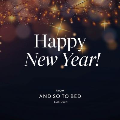 Happy New Year! Wishing you a year of peaceful sleep and relaxing snoozes. #AndSoToBed #TheFinestBedF...