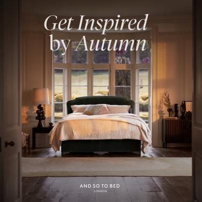 Bring the cosiness of autumn into your bedroom this season. Glowing reds, the flicker of burnt orange...