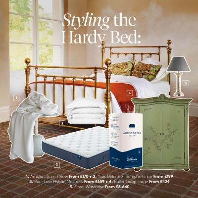 Style the Hardy Bed with us. A classic style inspired by the Romantic poets of Victorian England, the...