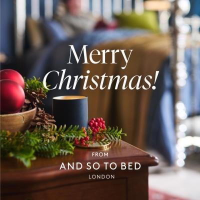 Merry Christmas from everyone here at And So To Bed. Wishing you a festive day and a magical sleep ...