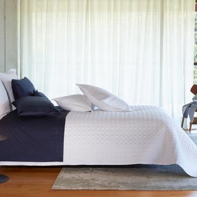 Dream away those January Blues with the @amaliahomecollection Suave Bedspread. A quilted bedspread wi...