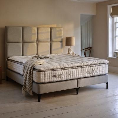 The @vispringbeds Heaven Luxury Topper features a blend of British wool and cotton, bringing you an e...