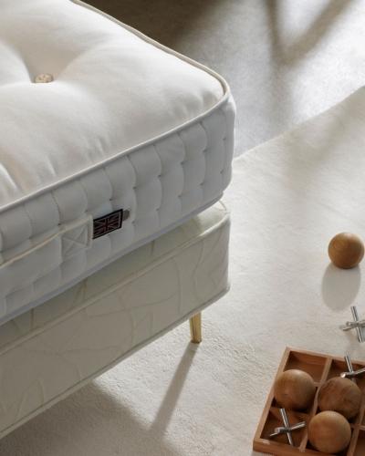 Introducing the Vispring Luxe Fabric Collection. Featuring the Vispring Devonshire mattress, Shallow... Introducing the Vispring Luxe Fabric Collection. Featuring the Vispring Devonshire mattress, Shallow...