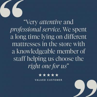 We are delighted to hear about all of your positive experiences with us at And So To Bed. We will alw...